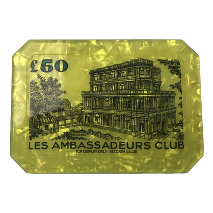FACTORY ENTERTAINMENT - James Bond Replica 1:1 Dr. No Casino Plaques Limited Edition