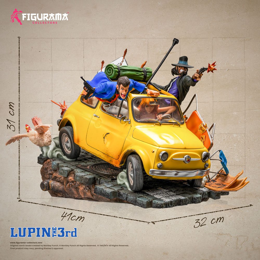 FIGURAMA - Lupin III Elite Diorama Statue 1/8 Lupin, Jigen & Fujiko