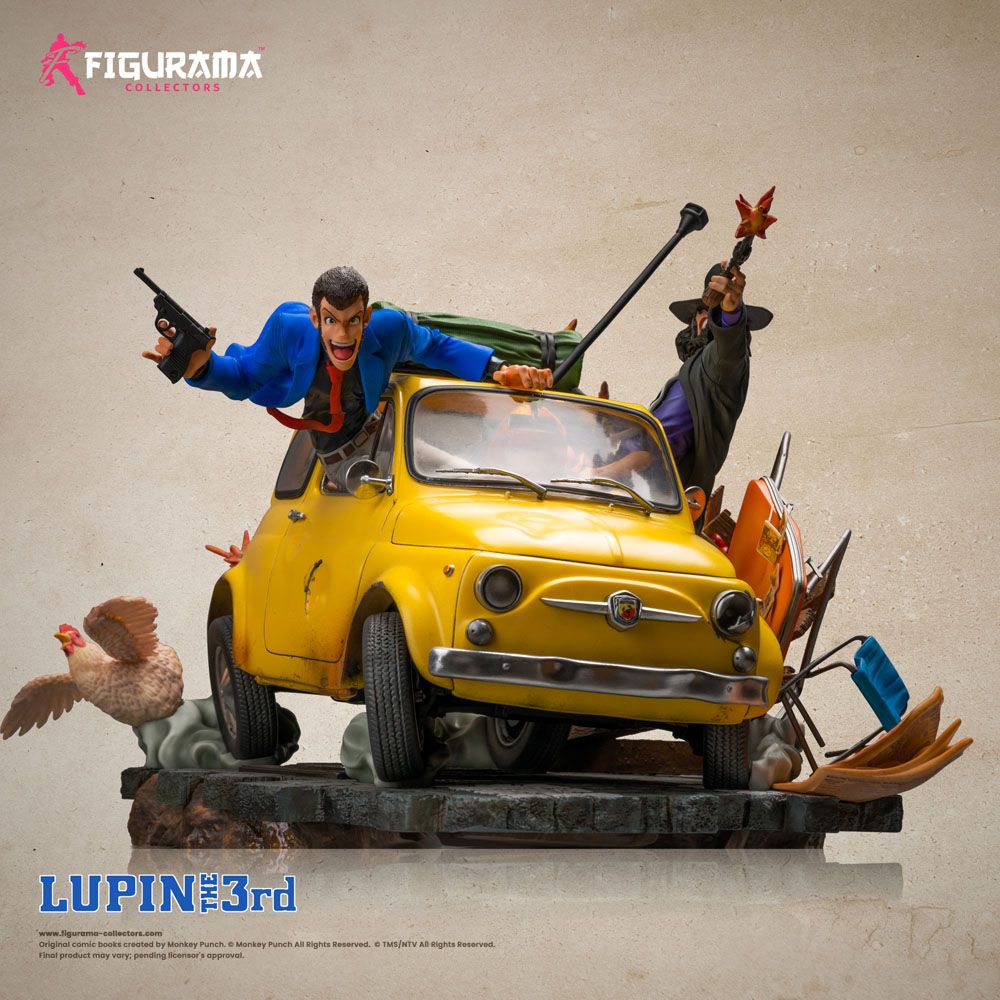 FIGURAMA - Lupin III Elite Diorama Statue 1/8 Lupin, Jigen & Fujiko