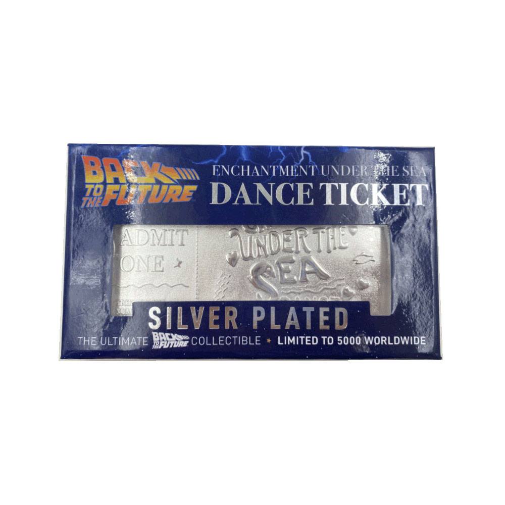 FANATTIK - Back to the Future Replica Enchantment Under The Sea Ticket Limited Edition (Silver Plated)