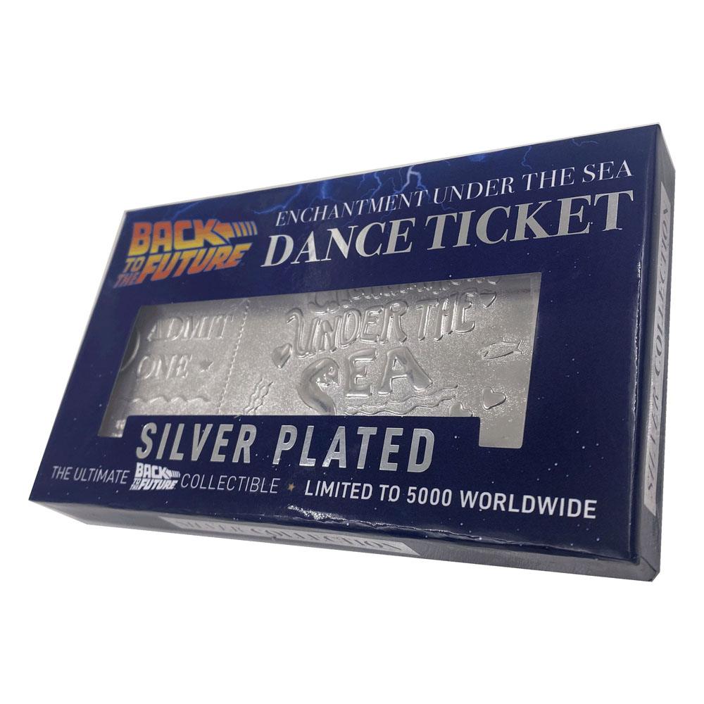 FANATTIK - Back to the Future Replica Enchantment Under The Sea Ticket Limited Edition (Silver Plated)