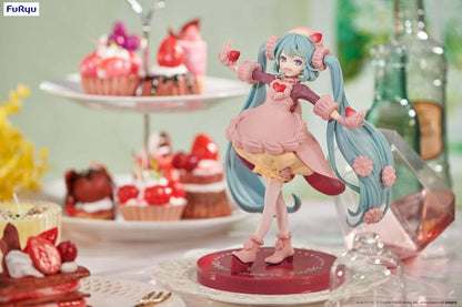 FURYU - Hatsune Miku Strawberry Chocolate Sweets Pvc Statue