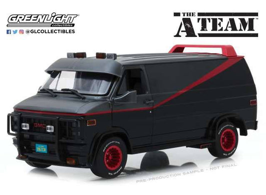 Greenlight - A-Team Die Cast Model 1/18 1983 GMC Vandura