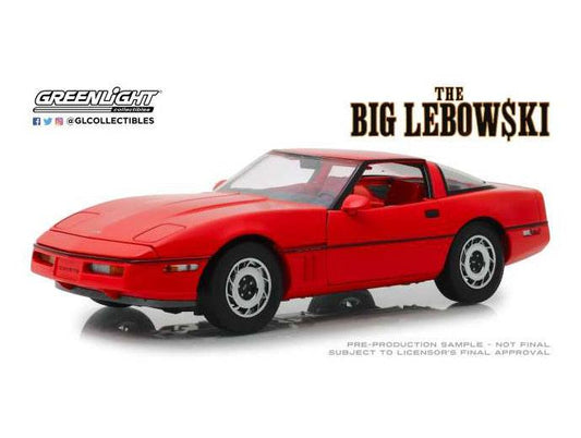 GREENLIGHT - The Big Lebowski Die Cast 1985 Chevrolet Corvette C4 1/18