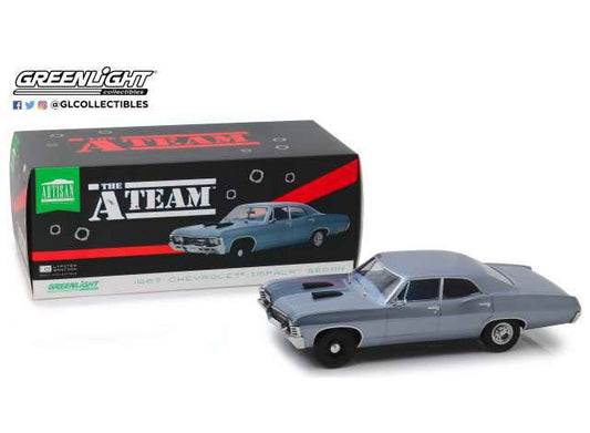 GREENLIGHT- A-Team Die Cast Model 1/18 1967 Chevrolet Impala Sport Sedan