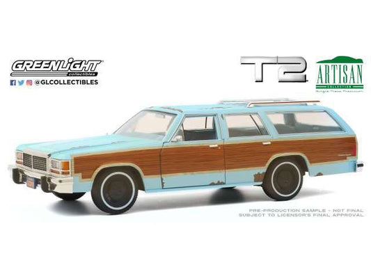 GREENLIGHT - Terminator 2 Die Cast Model 1/18 1980 Ford Ltd Country Squire