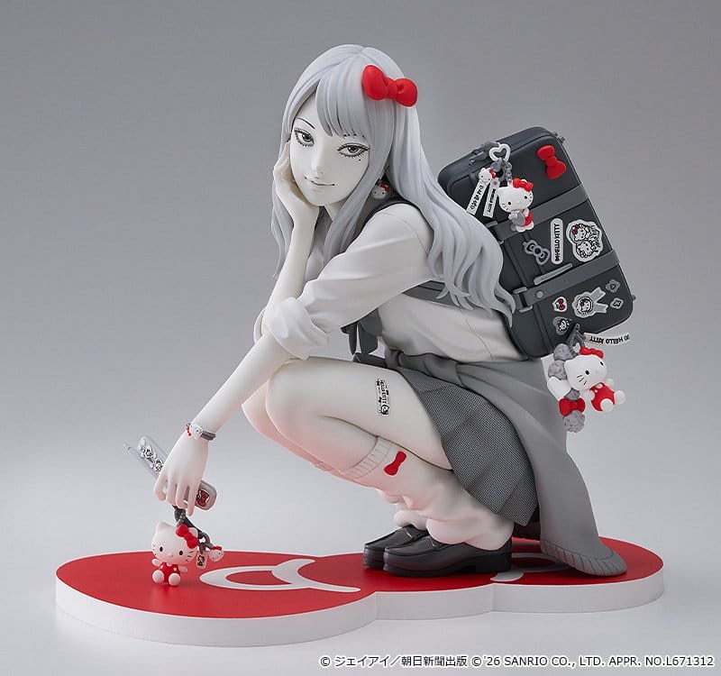 GOOD SMILE - Junji Ito PVC Figure Gyaru Tomie x Hello Kitty