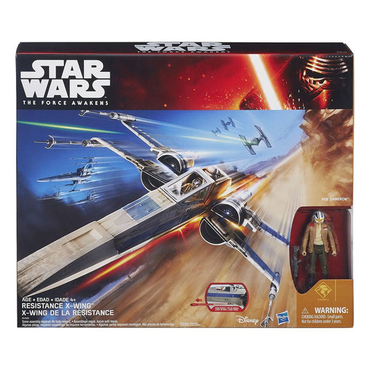 HASBRO - Star Wars Episode VII Vehicle with Figure 2015 Resistance X-Wing EXCLUSIVE