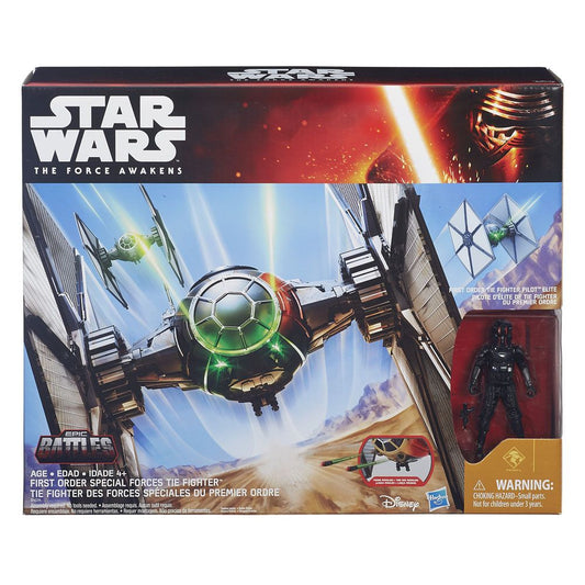 HASBRO - Star Wars Episode VII Vehicle with Figure 2015 First Order Special Forces Tie Fighter EXCLUSIVE