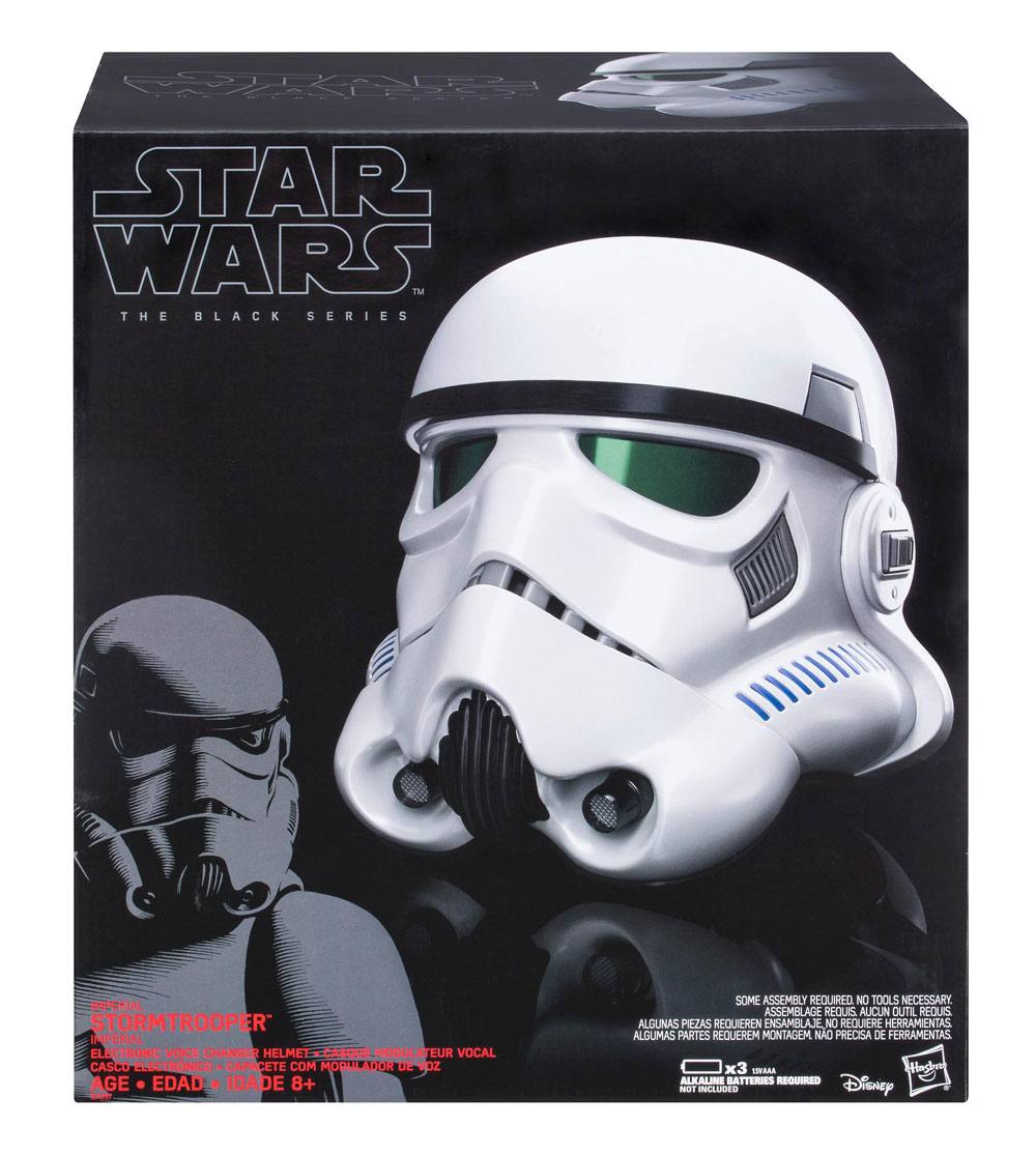 HASBRO - Star Wars Rogue One Black Series Electronic Voice Changer Helmet Imperial Stormtrooper
