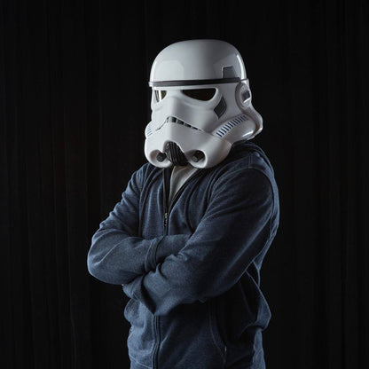 HASBRO - Star Wars Rogue One Black Series Electronic Voice Changer Helmet Imperial Stormtrooper