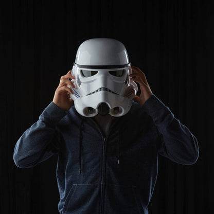 HASBRO - Star Wars Rogue One Black Series Electronic Voice Changer Helmet Imperial Stormtrooper