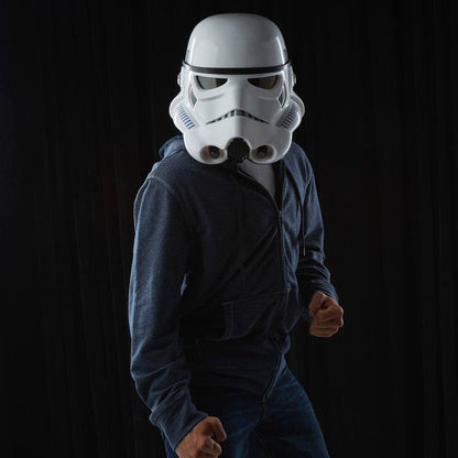 HASBRO - Star Wars Rogue One Black Series Electronic Voice Changer Helmet Imperial Stormtrooper