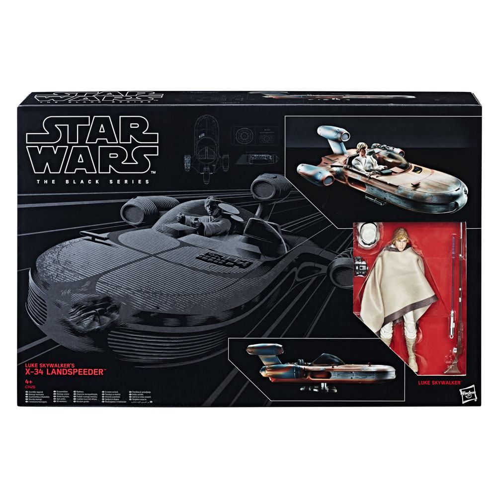 HASBRO - Star Wars Black Series Luke Skywalker'S X-34 Landspeeder