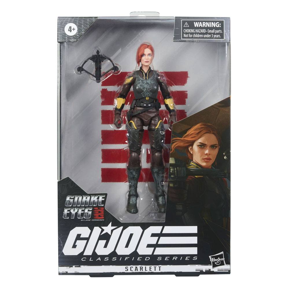 HASBRO - G.I. Joe Classified Series Snake Eyes G.I. Joe Origins Action Figure 2021 Wave 4 - Scarlettt