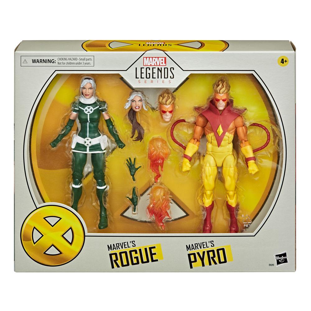 HASBRO - Marvel - Legends: Action Figures X-Man 2 Pack Marvel Rogue & Marvel Pyro