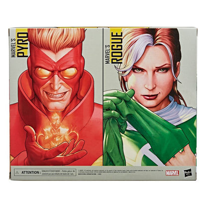 HASBRO - Marvel - Legends: Action Figures X-Man 2 Pack Marvel Rogue & Marvel Pyro