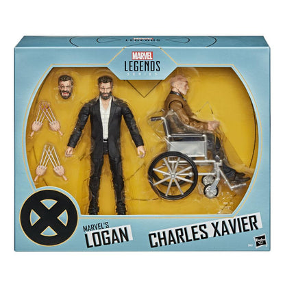 HASBRO - Marvel - Legends: Action Figure 2 Pack 2020 Marvel Logan & Charles Xavier EXCLUSIVE