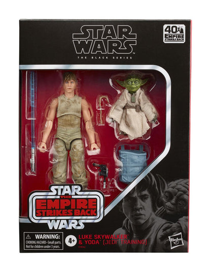HASBRO - Star Wars Episode V Black Series Action Figure 2 Pack 2020 Luke Skywalker and Yoda (Jedi Training)