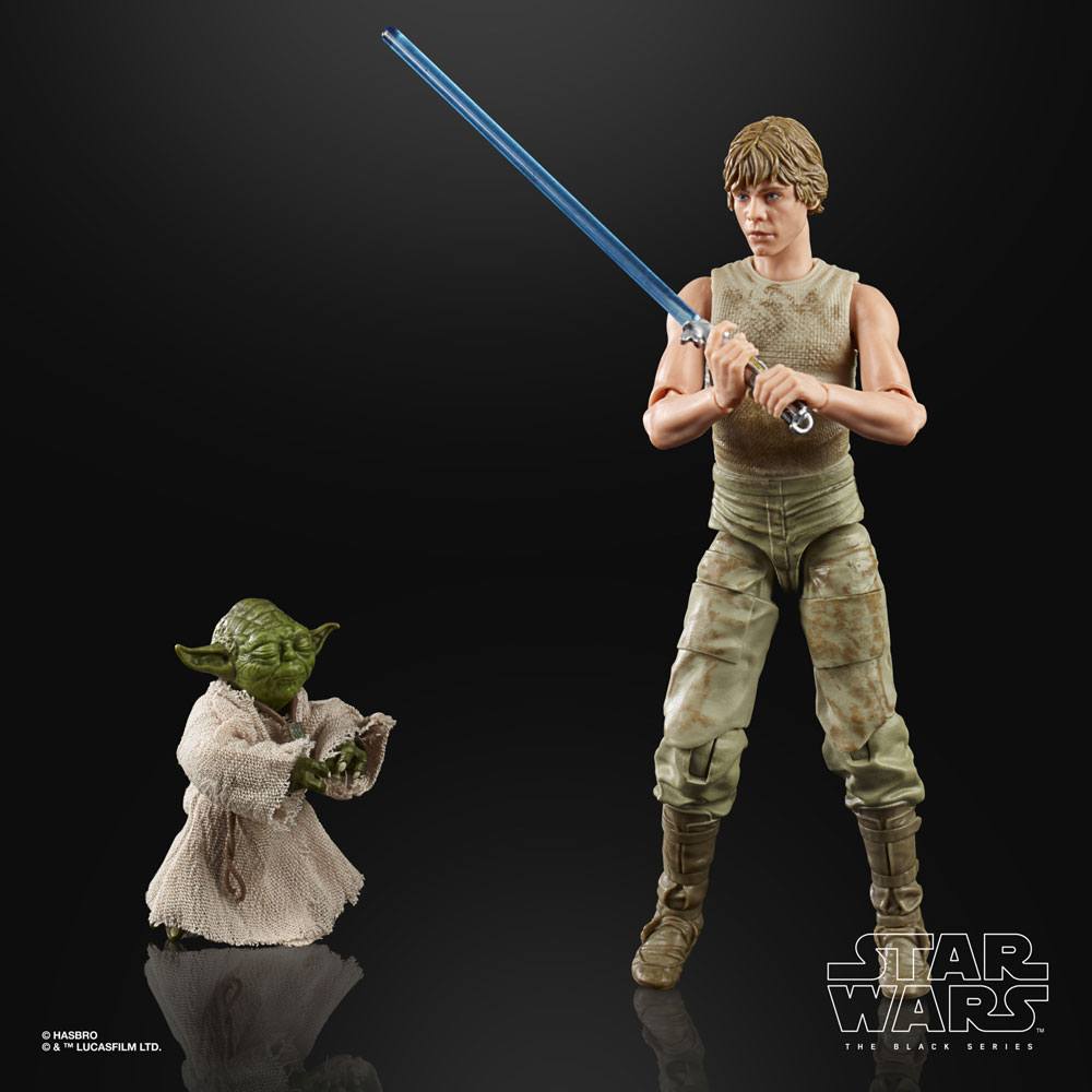 HASBRO - Star Wars Episode V Black Series Action Figure 2 Pack 2020 Luke Skywalker and Yoda (Jedi Training)