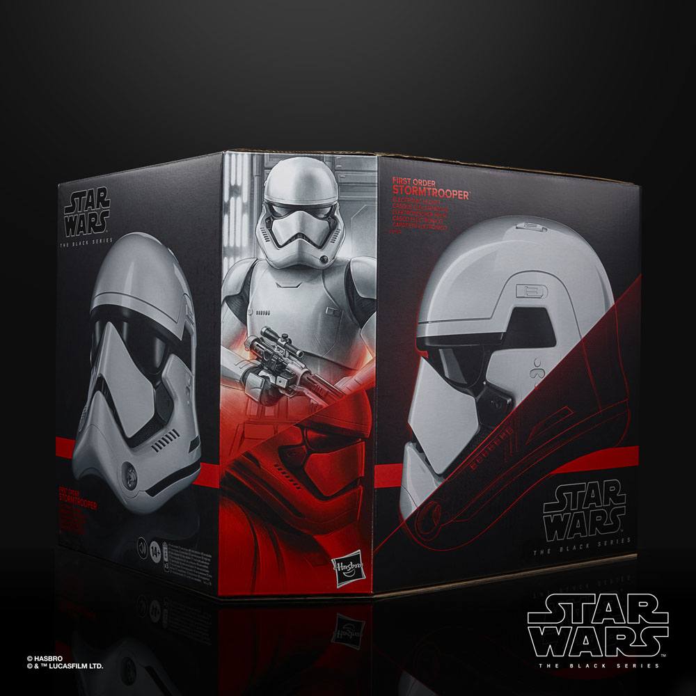 HASBRO - Star Wars Episode VIII Black Series Electronic Helmet First Order Stormtrooper