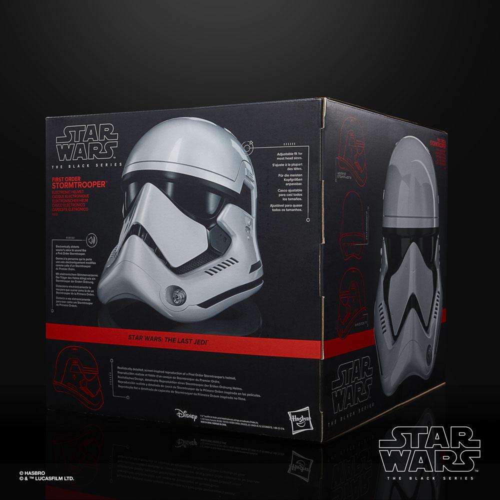 HASBRO - Star Wars Episode VIII Black Series Electronic Helmet First Order Stormtrooper