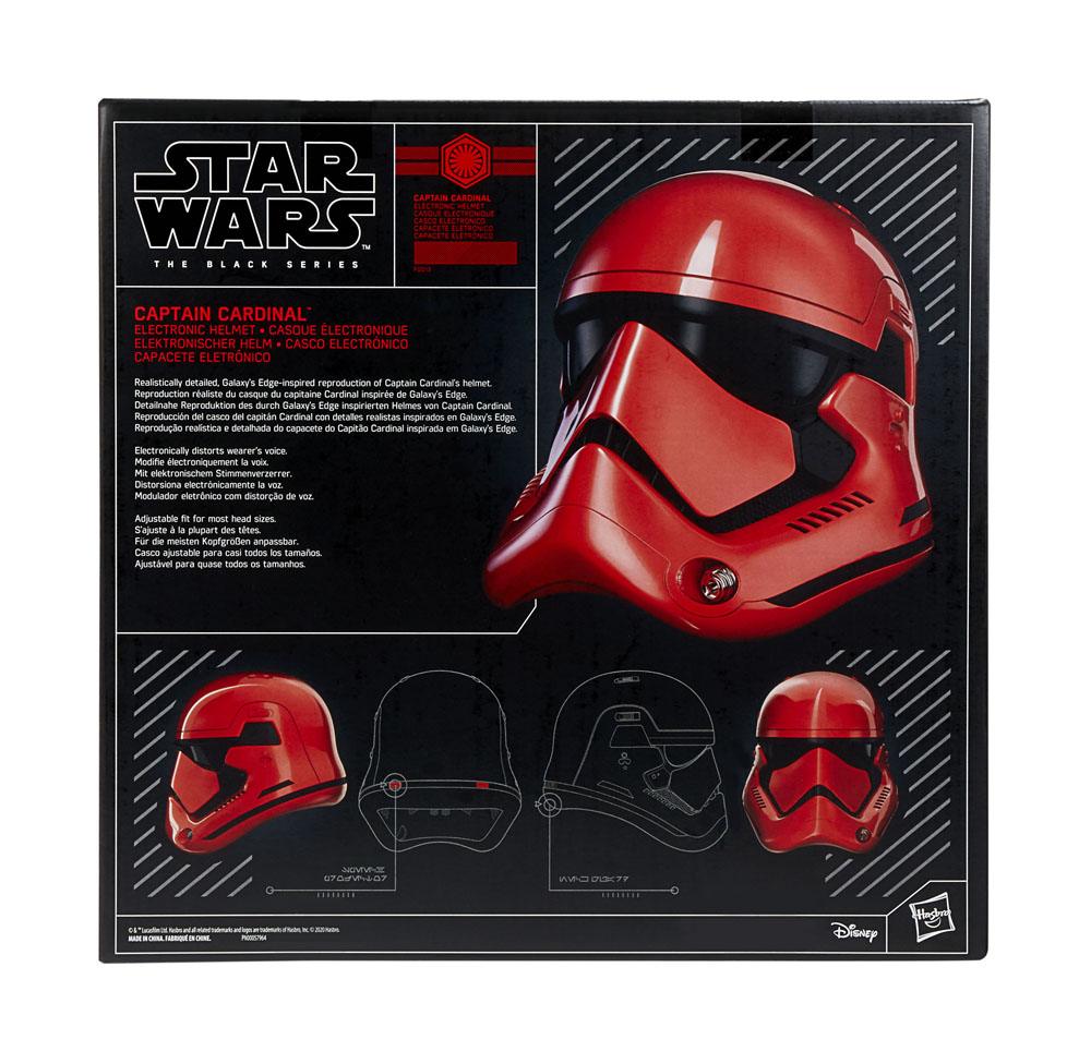 HASBRO - Star Wars Galaxy's Edge Black Series Electronic Helmet Captain Cardinal