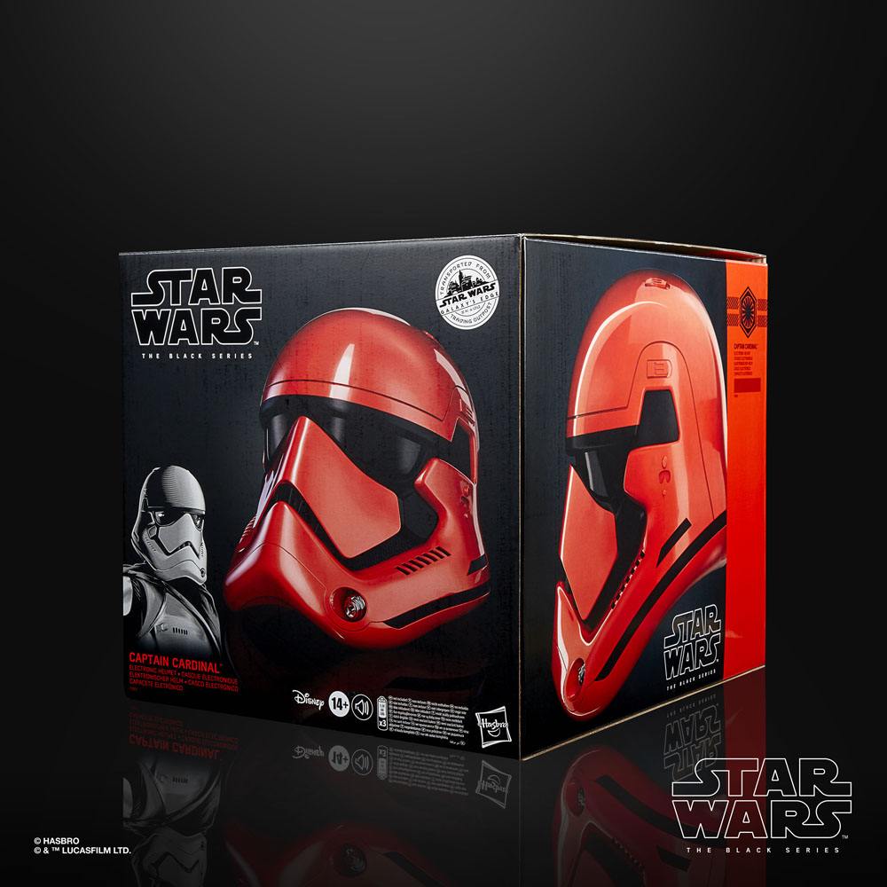 HASBRO - Star Wars Galaxy's Edge Black Series Electronic Helmet Captain Cardinal