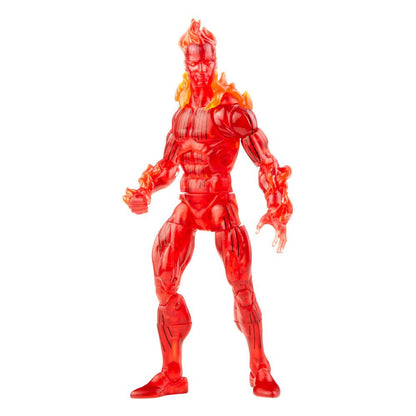 HASBRO - Marvel - Legends: Retro Collection Action Figure Fantastic Four 2021 Wave 1- Human Torch