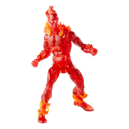 HASBRO - Marvel - Legends: Retro Collection Action Figure Fantastic Four 2021 Wave 1- Human Torch