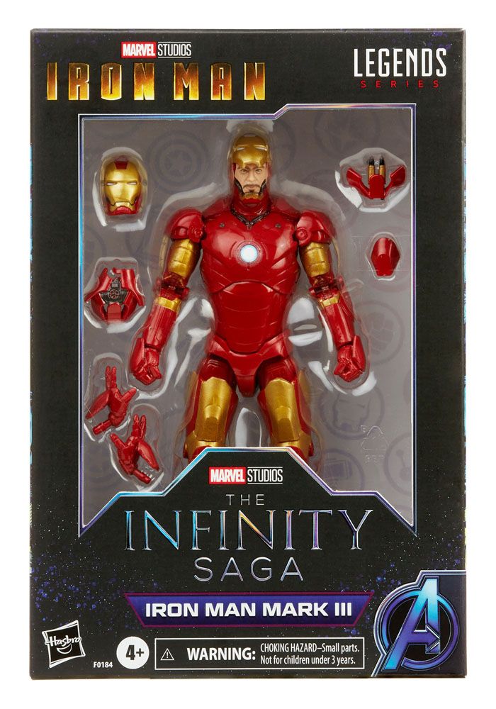 HASBRO - Marvel - Legends: The Infinity Saga Action Figure 2021 Iron Man Mark III (Iron Man)