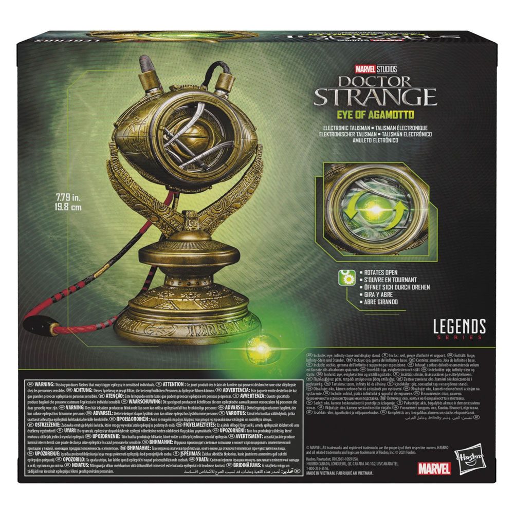 HASBRO - Marvel - Legends: Doctor Strange Role Play Replica 1:1 Eye of Agamotto