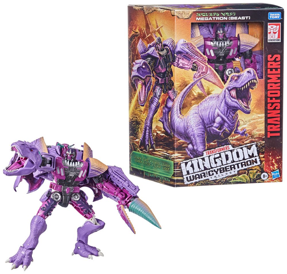 TAKARA TOYS - Transformers Generations War for Cybertron Kingdom Leader Class Action Figure Megatron (Beast) 19 cm