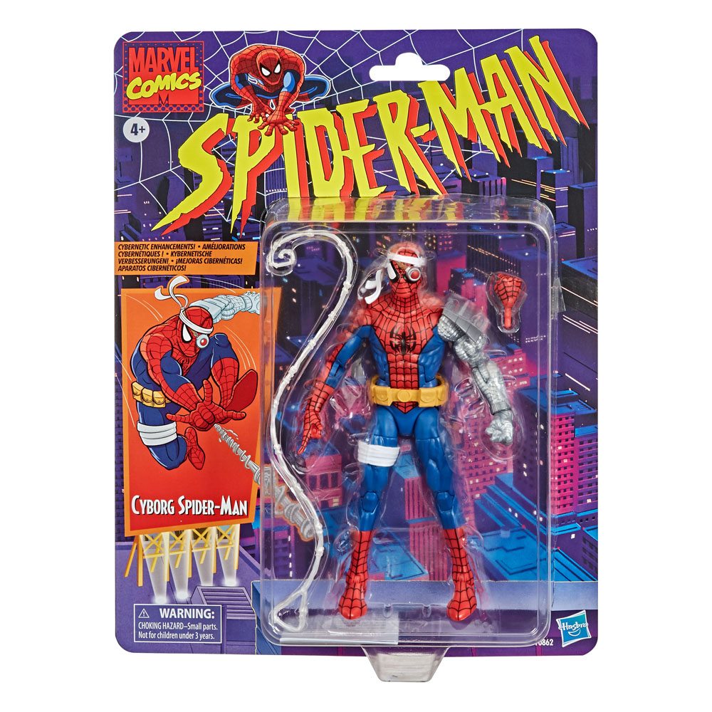HASBRO - Spider-Man Marvel Retro Collection Action Figure Cyborg Spider-Man