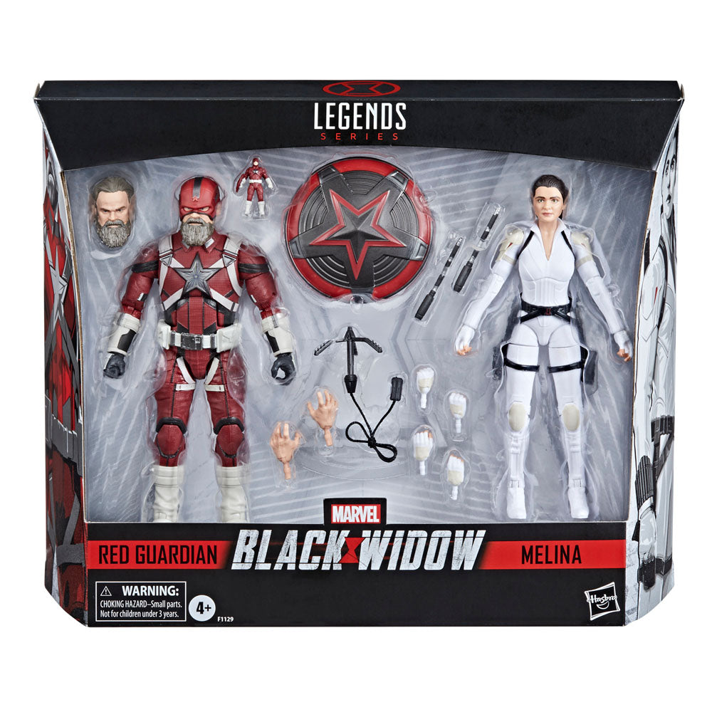 HASBRO - Marvel - Legends: Black WidowAction Figure 2 Pack 2021 Red Guardian & Melina