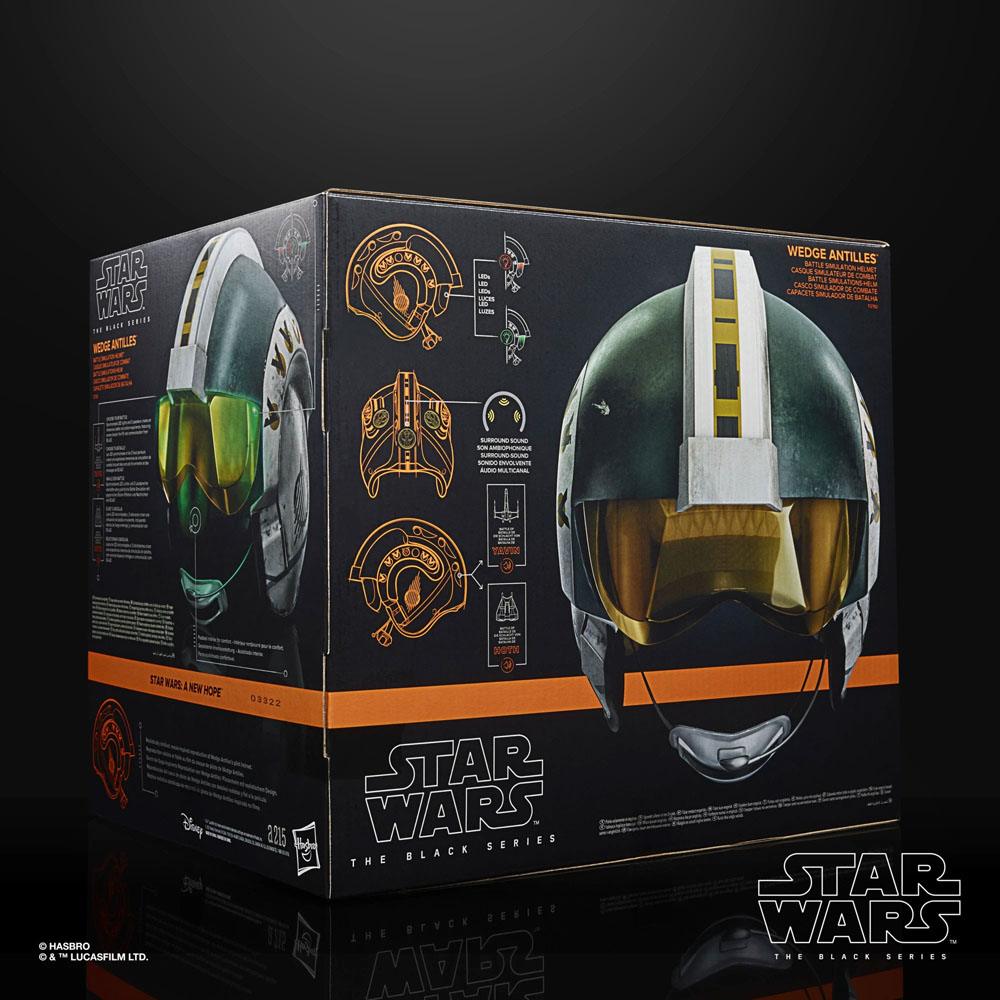 HASBRO - Star Wars Episode IV Black Series Electronic Wedge Antilles Battle Simulation Helmet