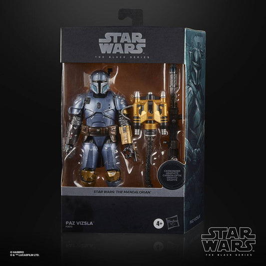 HASBRO - Star Wars The Mandalorian Black Series Carbonized Action Figure 2021 Paz Vizsla