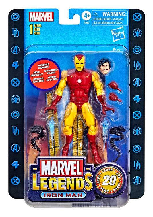 HASBRO - Marvel - Legends: 20th Anniversary Series 1 Action Figure 2022 Iron Man