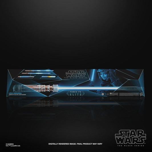 HASBRO - Star Wars Episode IX Black Series Replica 1:1 Force FX Elite Lightsaber Leia Organa