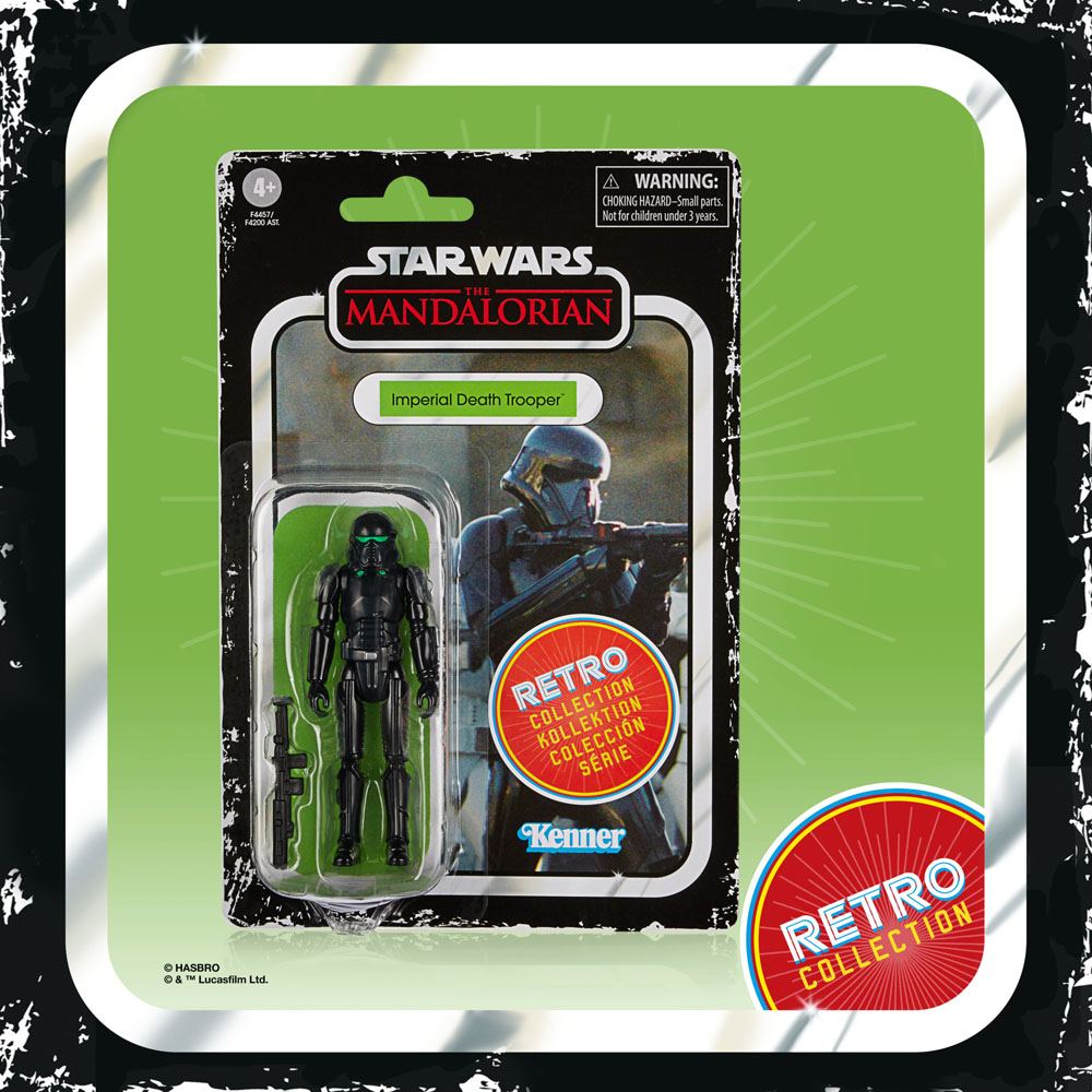 HASBRO - Star Wars The Mandalorian Retro Collection Action Figure 2022 Imperial Death Trooper