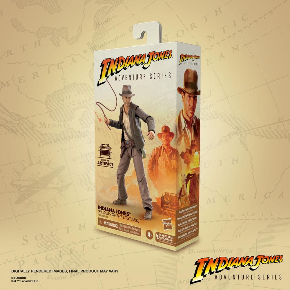 HASBRO - Indiana Jones Adventure Series Raiders of The Lost Ark Action Figure Indiana Jones