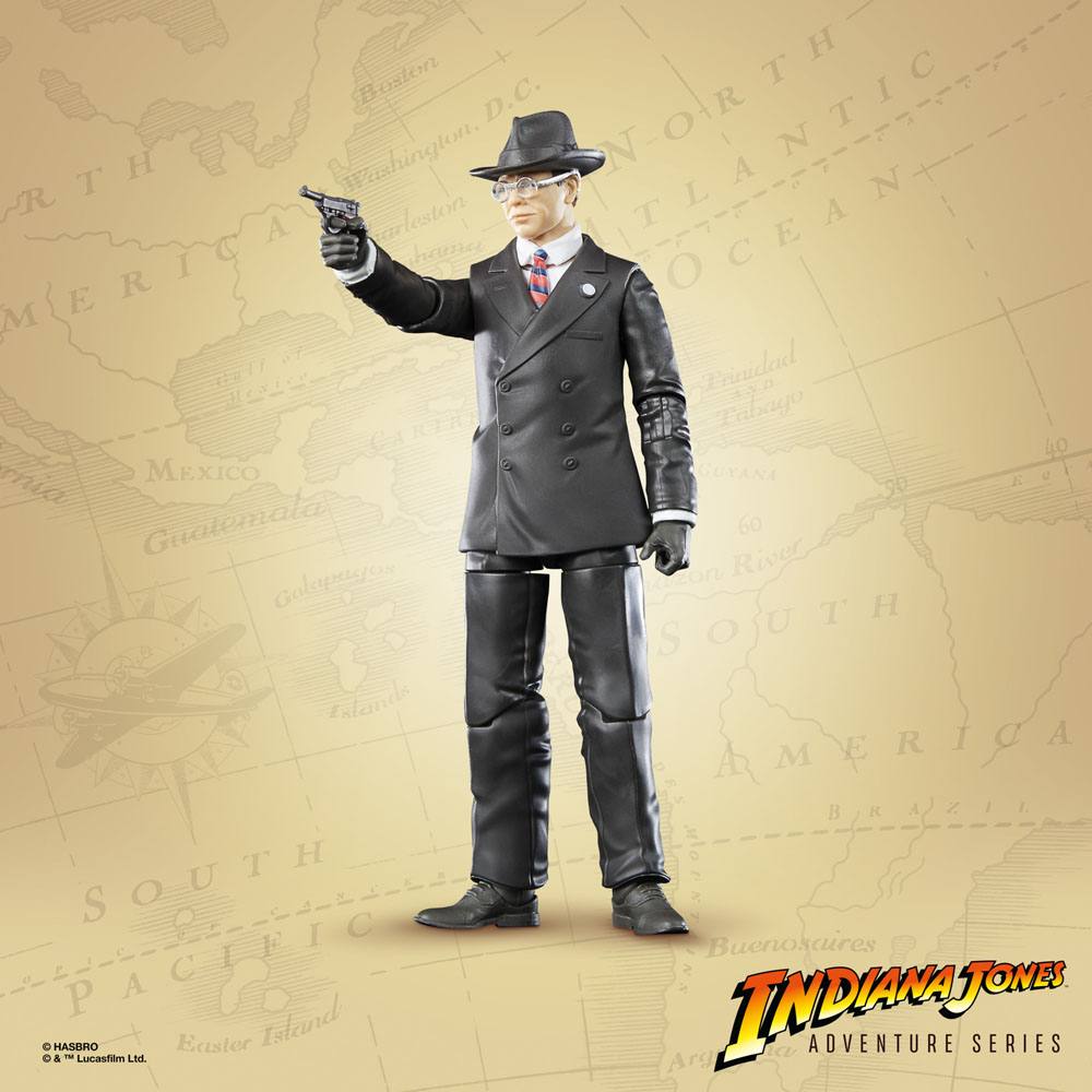 HASBRO - Indiana Jones Adventure Series Raiders of The Lost Ark Action Figure Major Arnold Toht