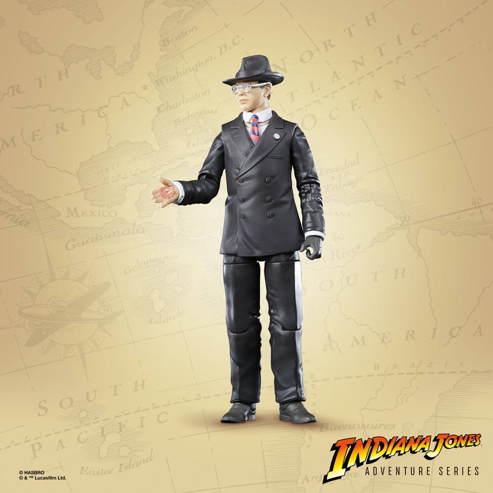 HASBRO - Indiana Jones Adventure Series Raiders of The Lost Ark Action Figure Major Arnold Toht