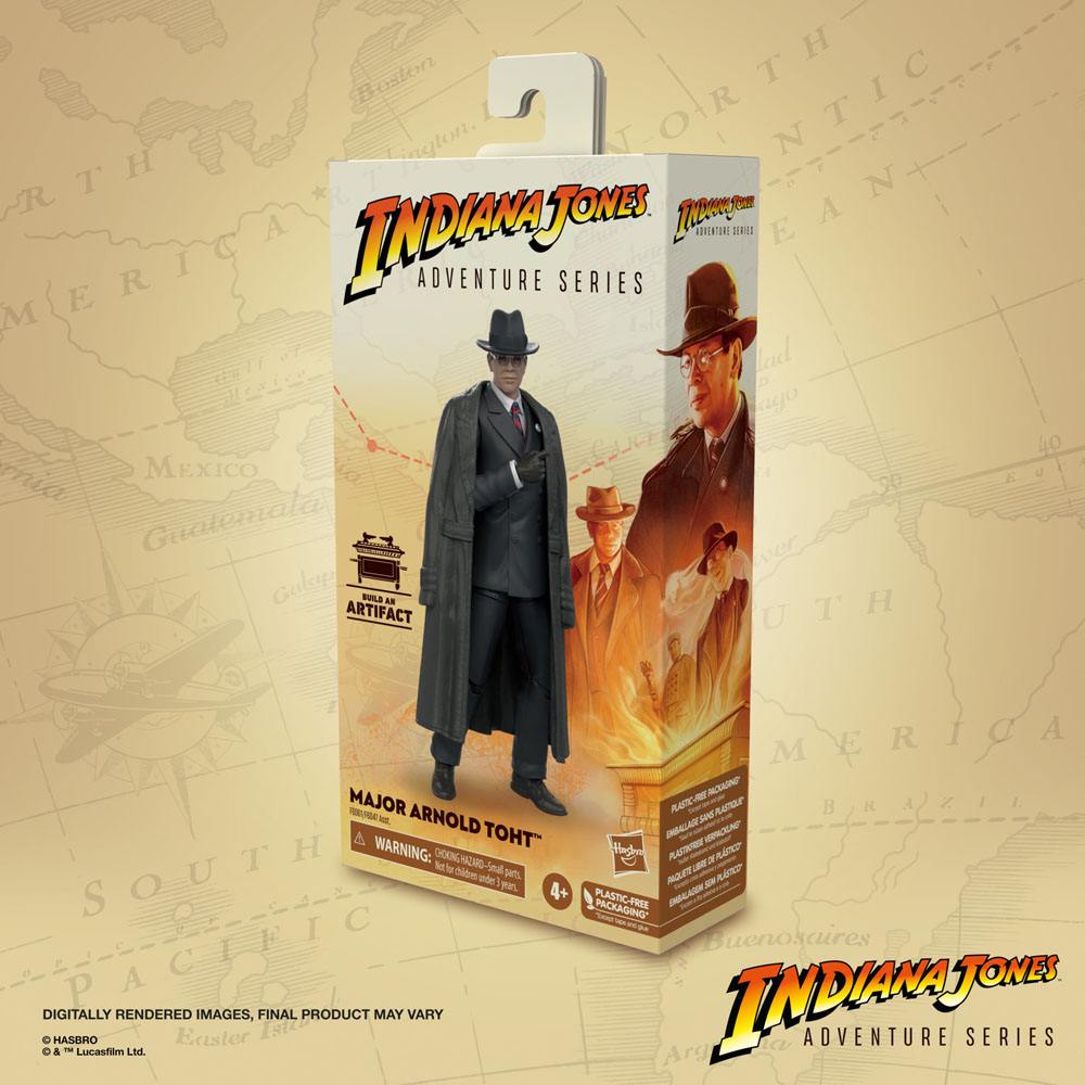 HASBRO - Indiana Jones Adventure Series Raiders of The Lost Ark Action Figure Major Arnold Toht