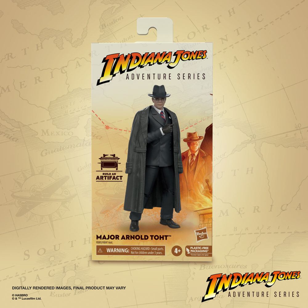 HASBRO - Indiana Jones Adventure Series Raiders of The Lost Ark Action Figure Major Arnold Toht