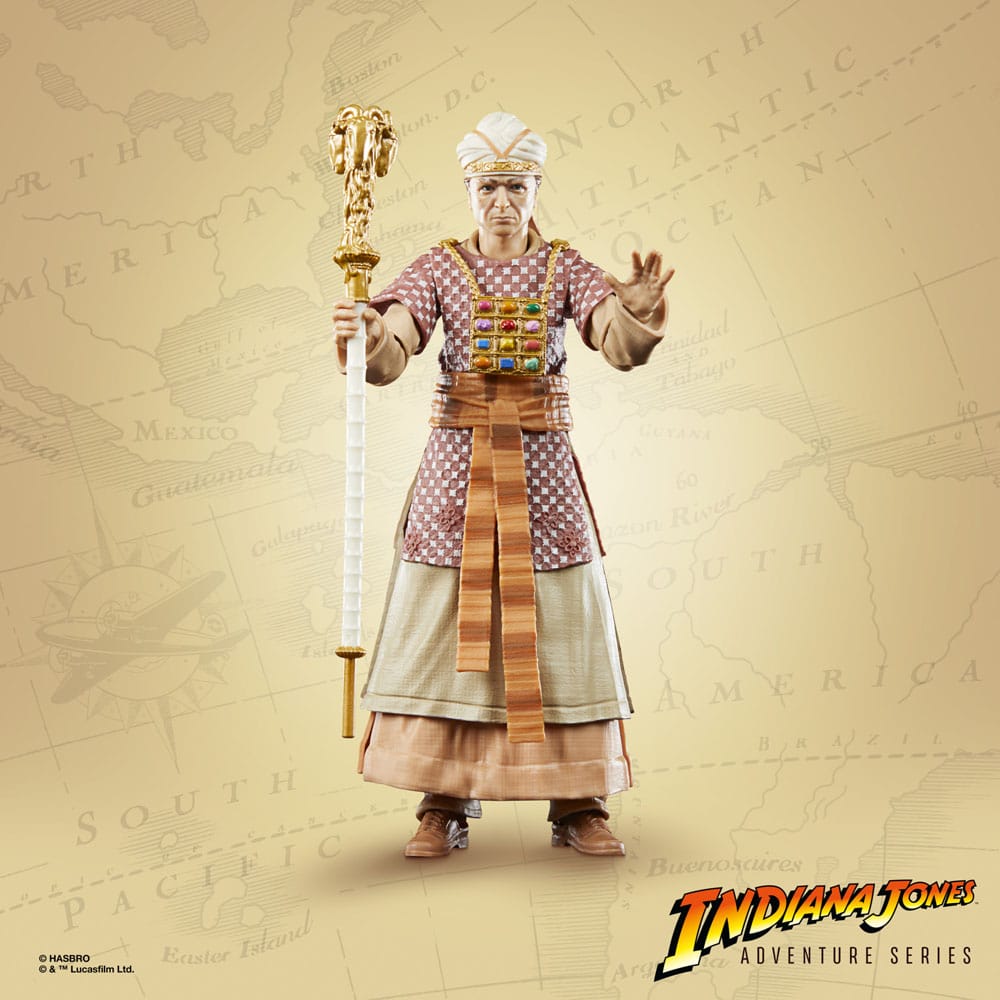 HASBRO - Indiana Jones Adventure Series Action Figure René Belloq (Ceremonial) Raiders of The Lost Ark