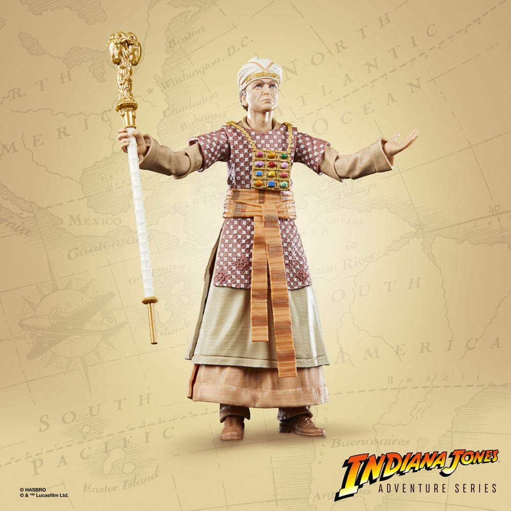 HASBRO - Indiana Jones Adventure Series Action Figure René Belloq (Ceremonial) Raiders of The Lost Ark