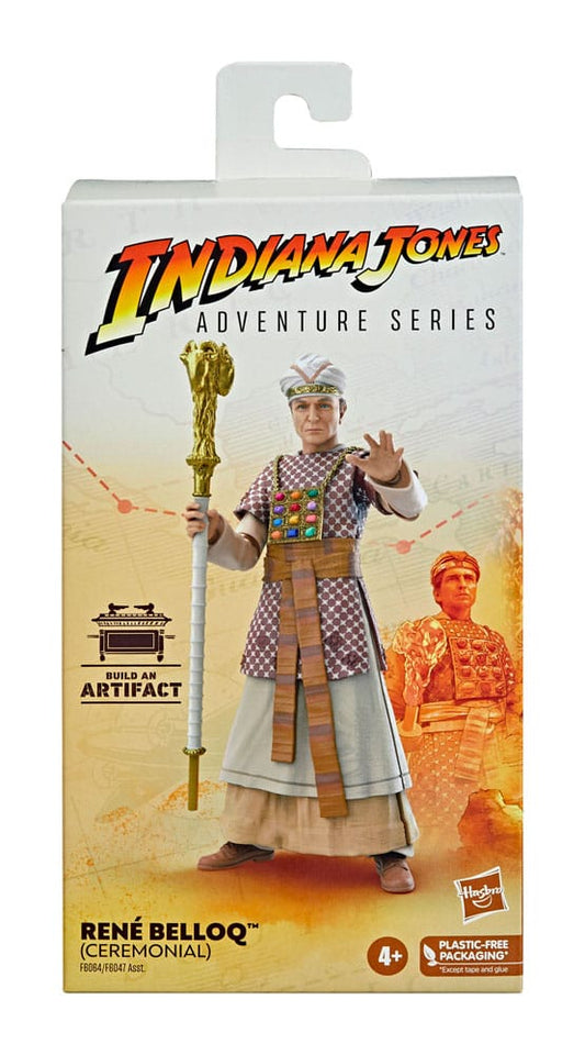 HASBRO - Indiana Jones Adventure Series Action Figure René Belloq (Ceremonial) Raiders of The Lost Ark