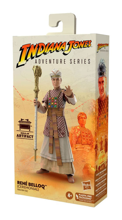 HASBRO - Indiana Jones Adventure Series Action Figure René Belloq (Ceremonial) Raiders of The Lost Ark