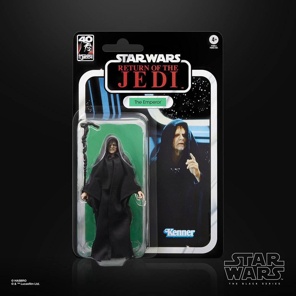 HASBRO - Star Wars Episode VI 40th Anniversary Black Series Action Figure The Emperor